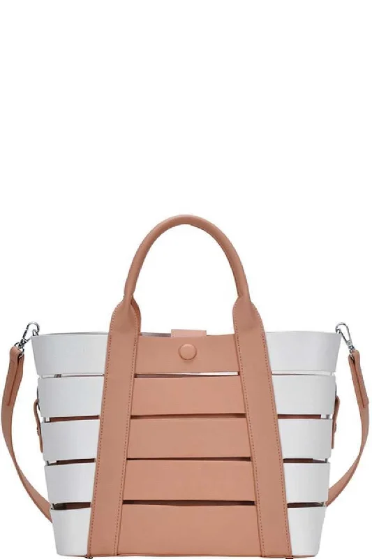 CUT-OUT BUCKET BAG