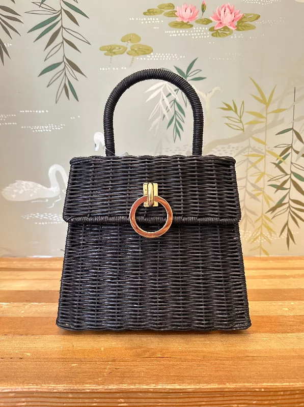 Katie Bamboo Bag - Black