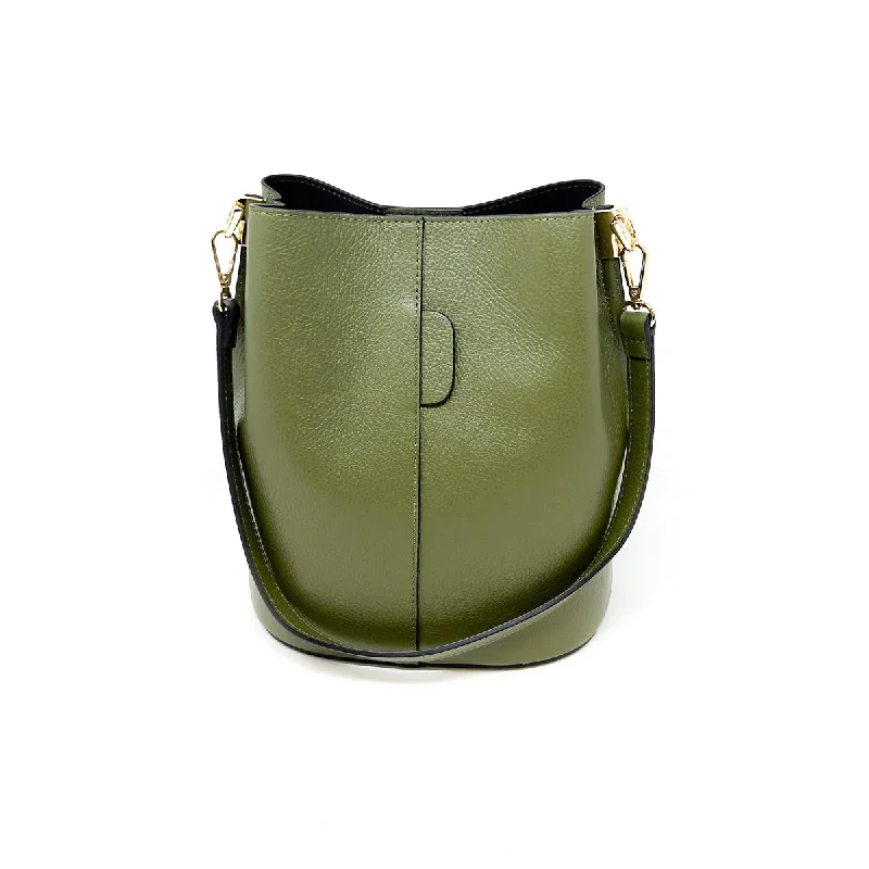 GERMAN FUENTES LEATHER BUCKET BAG