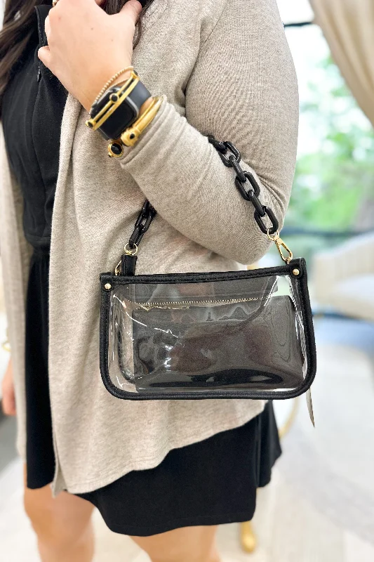 Black Clear Purse