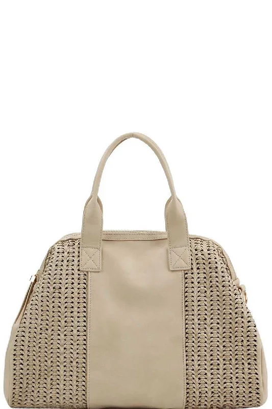 WOVEN HOBO BAG