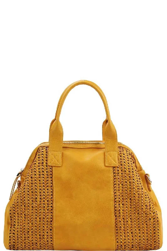 WOVEN HOBO BAG