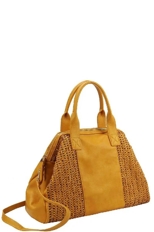 WOVEN HOBO BAG