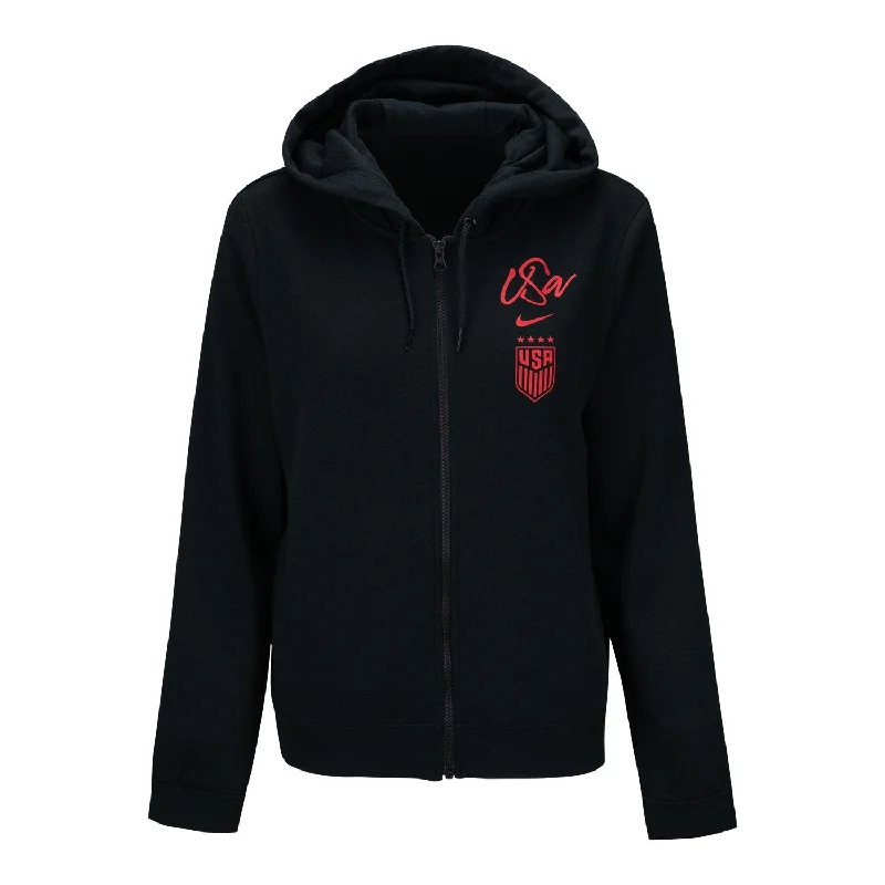 Hooded – With a hoodHooded – With a hoodWomen's Nike USWNT Script Black Jacket