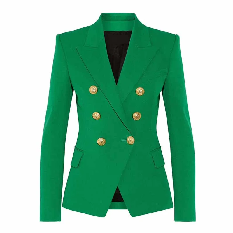women's blazers without liningwomen's blazers without liningWomen Emerald Green Coat Long Sleeves blazer jackets Double Breasted Coat
