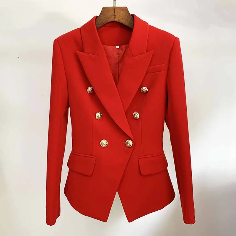 women's blazers with short sleeveswomen's blazers with short sleevesRed Blazers for Women Long Sleeves Breasted Fashion Coat