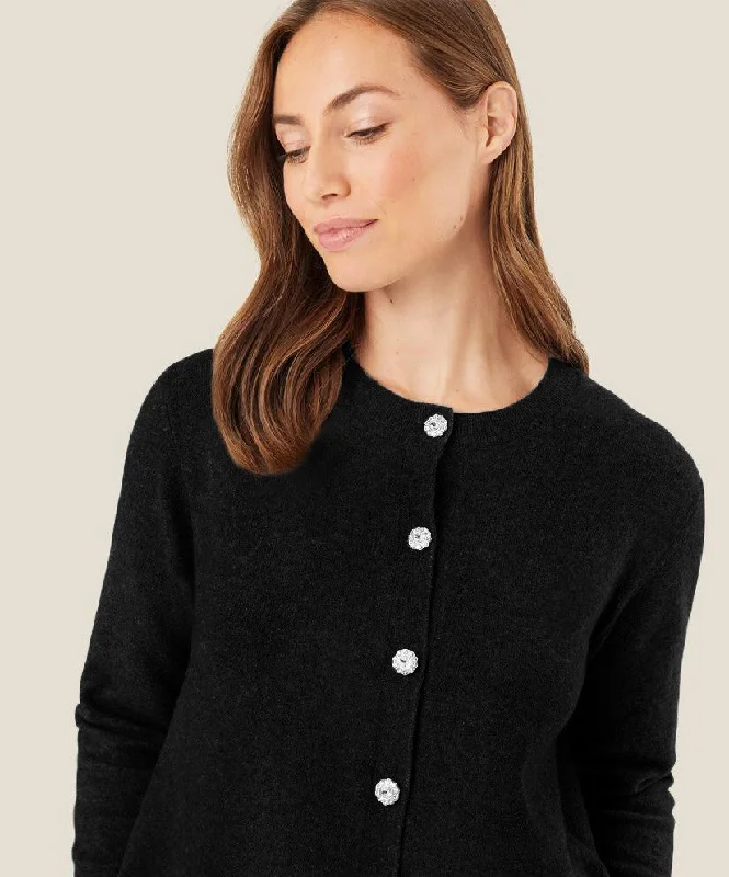 Cashmere – Luxurious, soft wool from goatsCashmere – Luxurious, soft wool from goats1008342 MaLateta Cardigan - Black