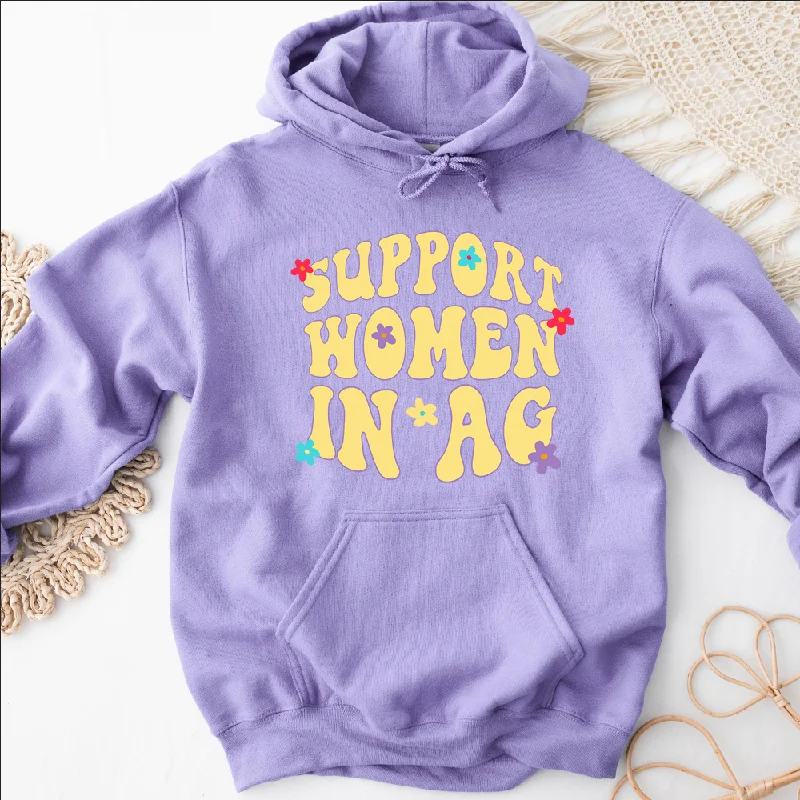 Sporty sweatshirt – Sweatshirt made from moisture-wicking or performance fabrics, ideal for active wearSporty sweatshirt – Sweatshirt made from moisture-wicking or performance fabrics, ideal for active wearFlower Support Women In Ag Hoodie (S-3XL) Unisex - Multiple Colors!